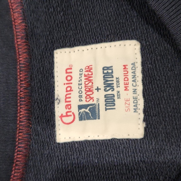 Men's Todd Snyder X Champion Sweatshirt Size M - Picture 3 of 9